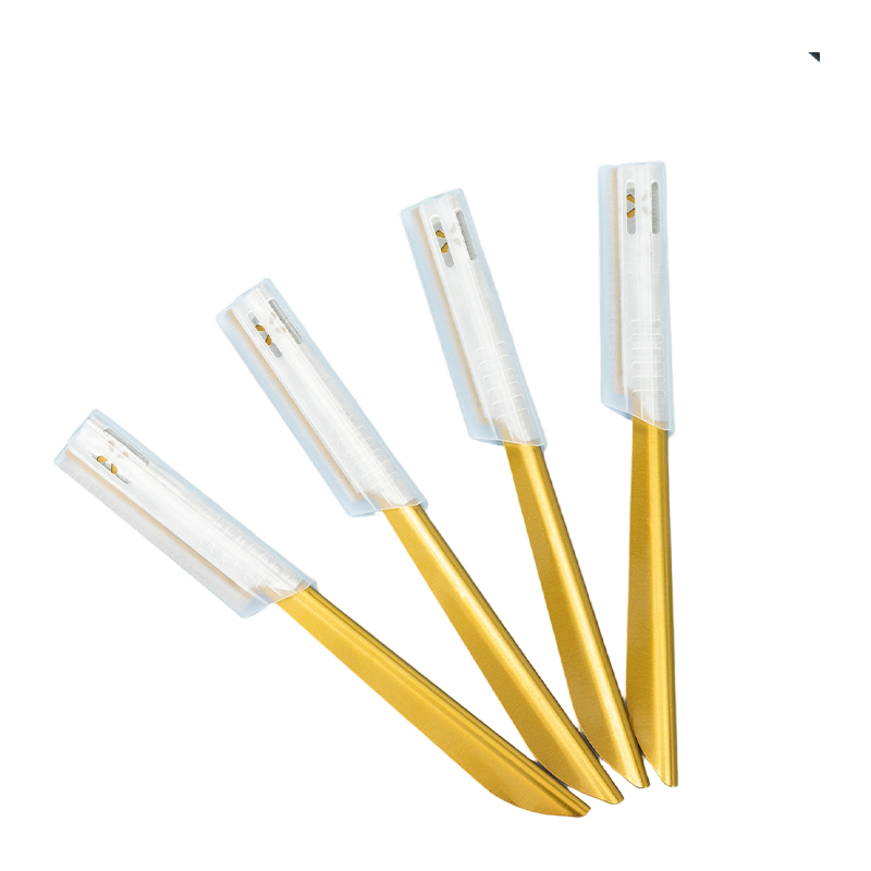 ماكينة تشذيب الحواجب والوجه مع قبضة مضادة للانزلاق