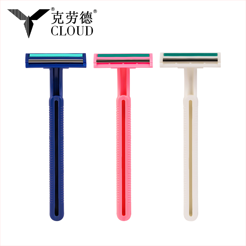 ماكينة حلاقة نسائية قابلة لإعادة الاستخدام للبشرة الحساسة