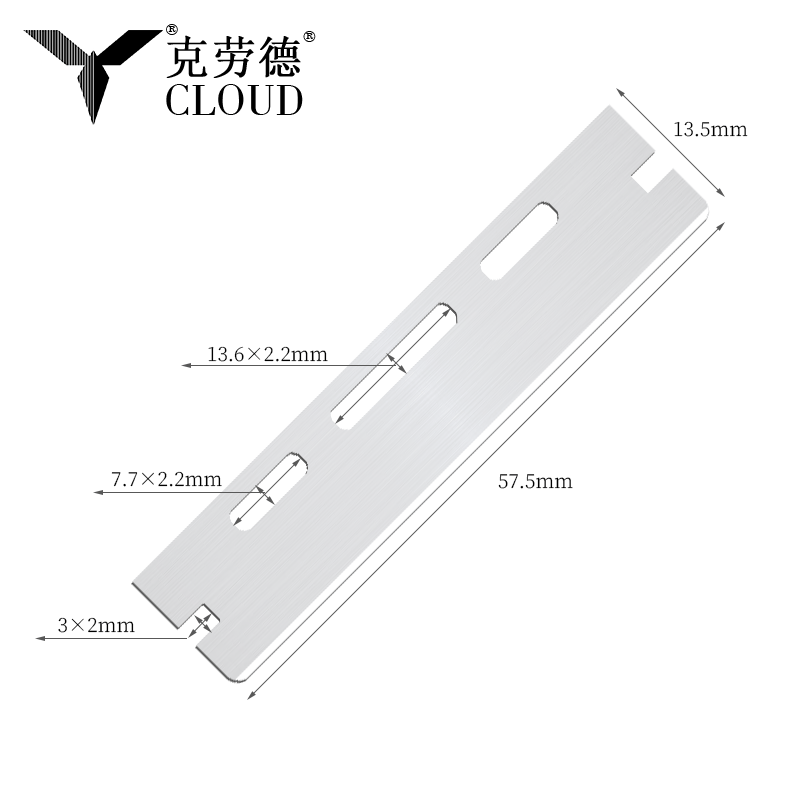 شفرات حلاقة مموجة ذات حافة واحدة