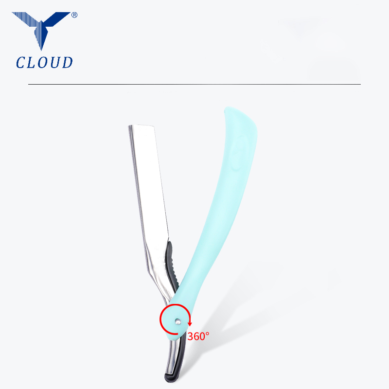 مجموعة شفرات حلاقة من الفولاذ المقاوم للصدأ بقبضة مريحة مكونة من 77 شفرة