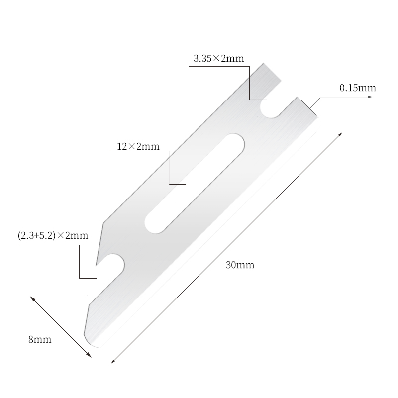 شفرات حلاقة محمولة فائقة النعومة من الفولاذ المقاوم للصدأ