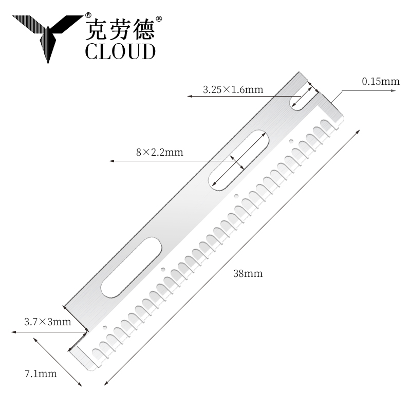 شفرات حلاقة الحواجب متعددة الاستخدام من الفولاذ المقاوم للصدأ وقابلة لإعادة الاستخدام