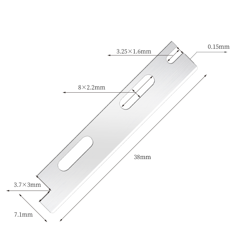شفرات حلاقة الحواجب متعددة الاستخدام من الفولاذ المقاوم للصدأ وقابلة لإعادة الاستخدام