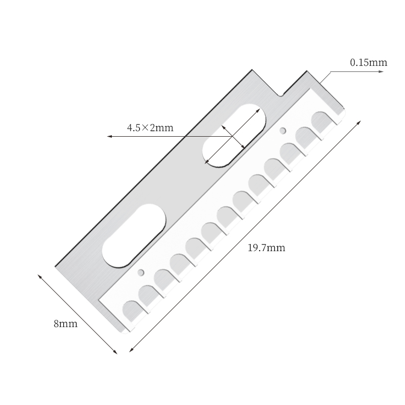 شفرات سكين تشكيل الحواجب من الفولاذ المقاوم للصدأ حادة ودقيقة