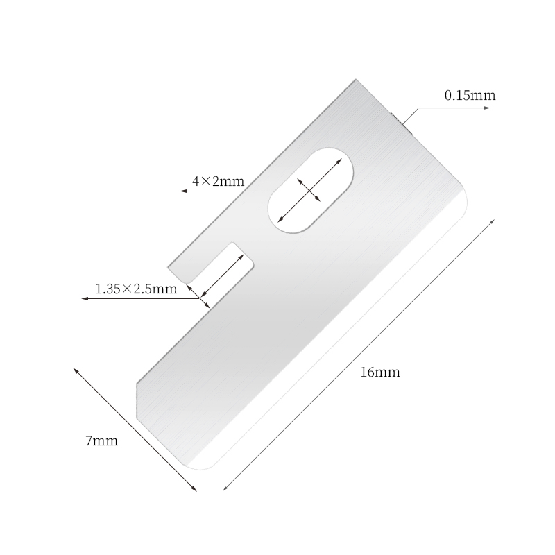 شفرات سكين تشكيل الحواجب من الفولاذ المقاوم للصدأ حادة ودقيقة