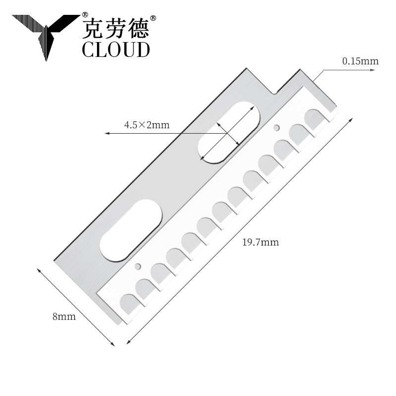 شفرات سكين تشكيل الحواجب من الفولاذ المقاوم للصدأ حادة ودقيقة