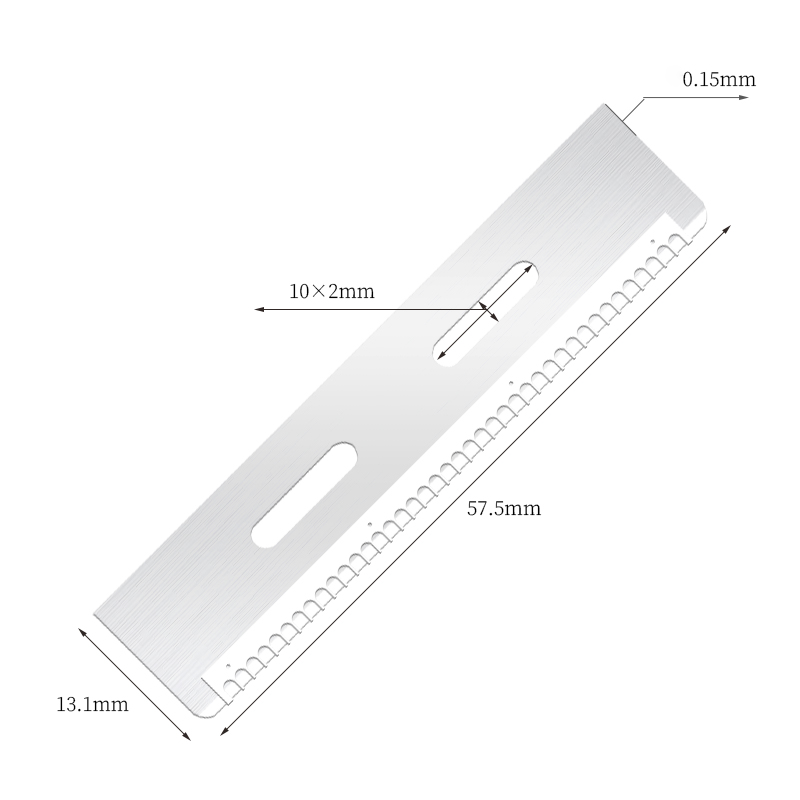شفرة قطع الحواجب متينة وقابلة لإعادة الاستخدام من الفولاذ المقاوم للصدأ