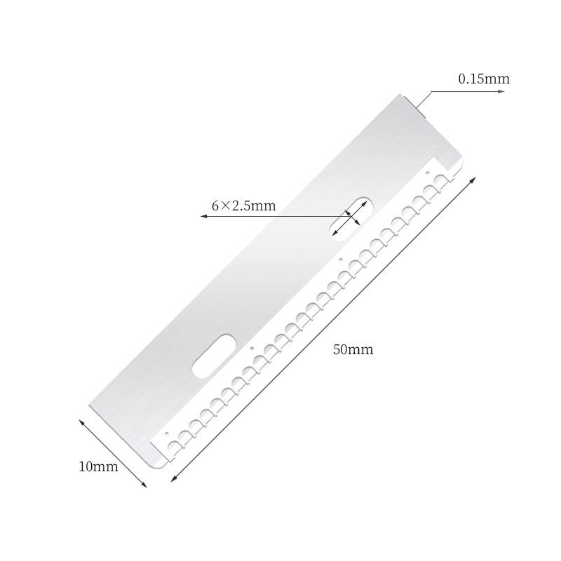 شفرة قطع الحواجب متينة وقابلة لإعادة الاستخدام من الفولاذ المقاوم للصدأ